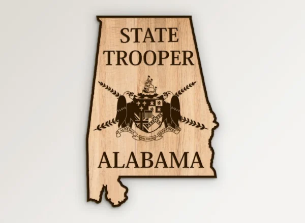 Alabama State Trooper Emblem SVG Vector911