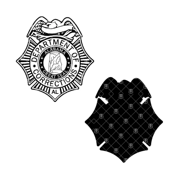 Alabama Department of Corrections Badge - Image 3