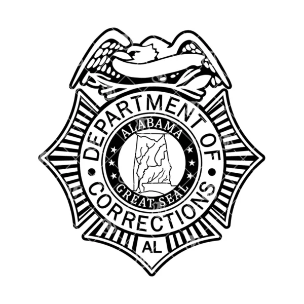 Alabama Department of Corrections Badge - Image 2