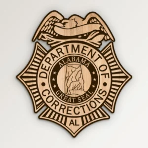 Alabama Department of Corrections Badge SVG Vector911