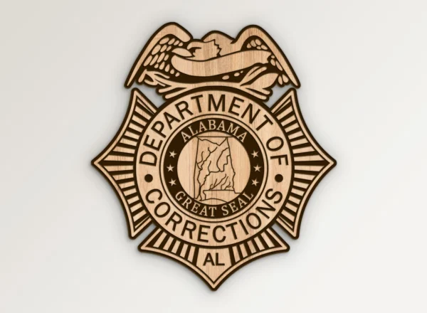 Alabama Department of Corrections Badge SVG Vector911