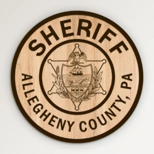 Allegheny Pennsylvania Sheriff Emblem SVG Vector911