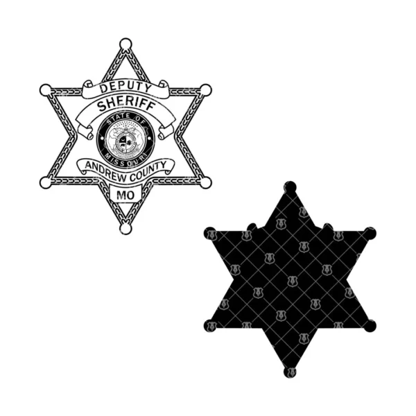 Andrew County Missouri Sheriff Deputy Badge - Image 3