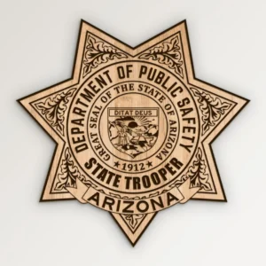 Arizona Public Safety DPS State Trooper Badge SVG Vector911