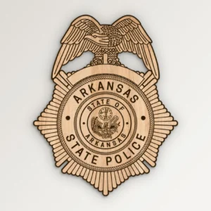 Arkansas State Police Badge SVG Vector911