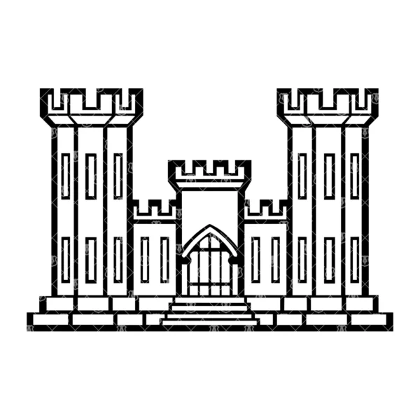 Army Corps of Engineers Castle Emblem - Image 2