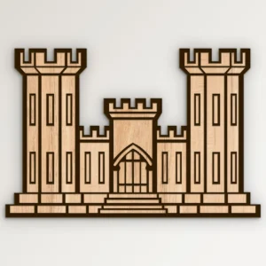 Army Corps of Engineers Castle Emblem SVG Vector911