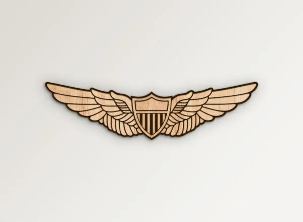 Air Force USAF Basic Aviator Wings SVG Vector911