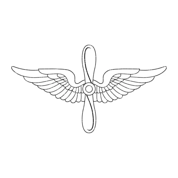 Army Aviation Branch Prop Wings Insignia - Image 2