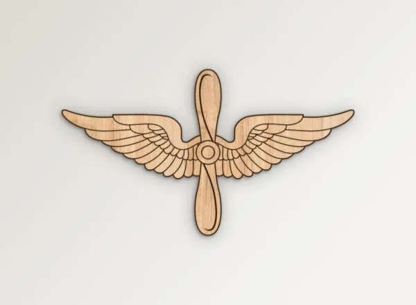 Army Aviation Branch Prop Wings Insignia SVG Vector911