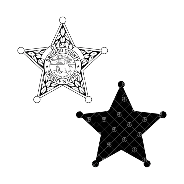 Brevard Florida Deputy Sheriff Badge - Image 3