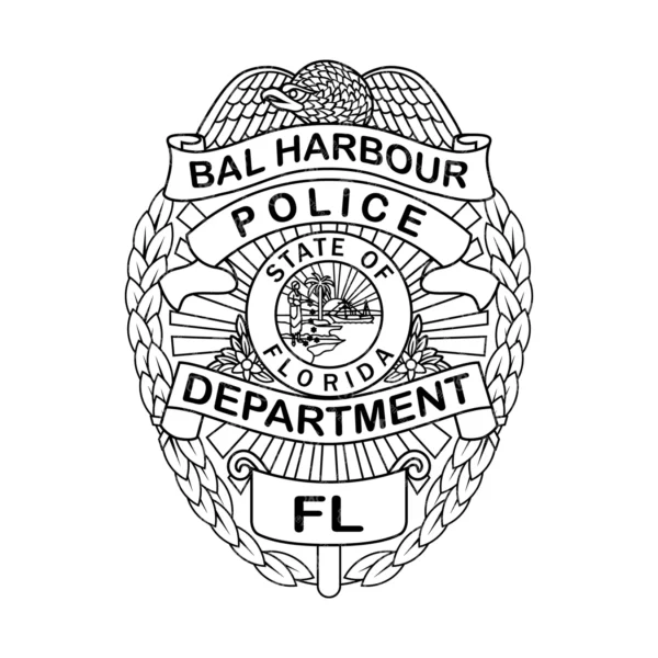 Bal Harbour Florida Police Badge - Image 2