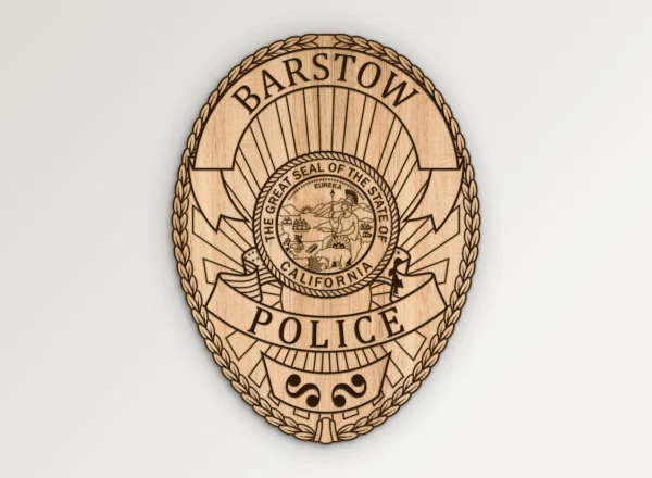 Barstow California Police Badge SVG Vector911