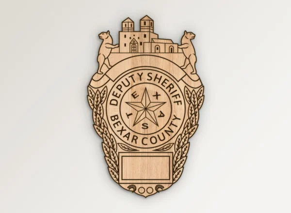 Bexar County Texas Deputy Sheriff Badge SVG Vector911