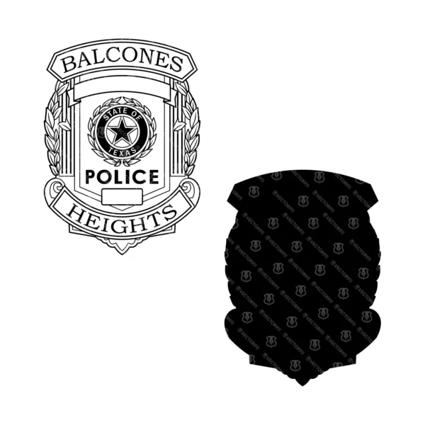 Balcones Heights Texas Police Badge - Image 3