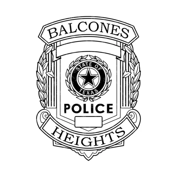 Balcones Heights Texas Police Badge - Image 2