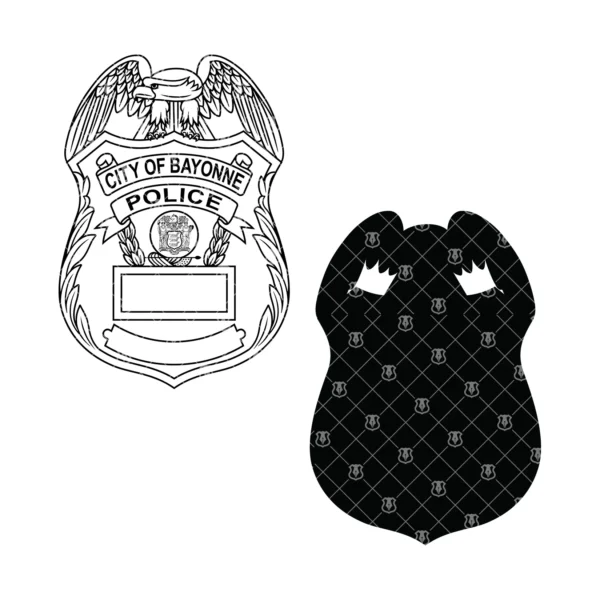 Bayonne New Jersey Police Badge - Image 3