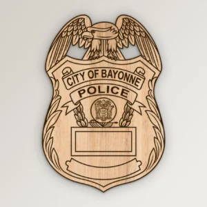 Bayonne New Jersey Police Badge SVG Vector911