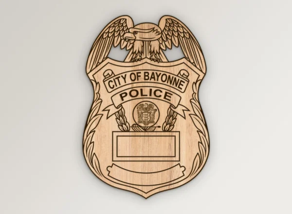 Bayonne New Jersey Police Badge SVG Vector911