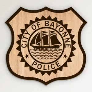 City of Bayonne New Jersey Police Patch SVG Vector911