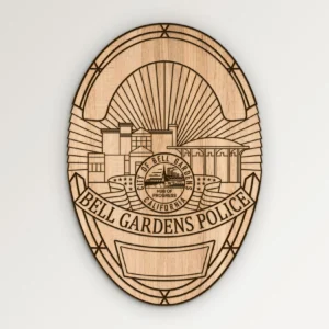 Bell Gardens California Police Badge SVG Vector911