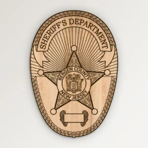 Bergen County New Jersey Sheriffs Department Badge SVG Vector911