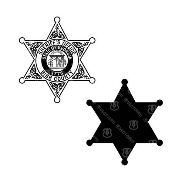 Bibb County Georgia Sheriffs Office Badge - Image 3