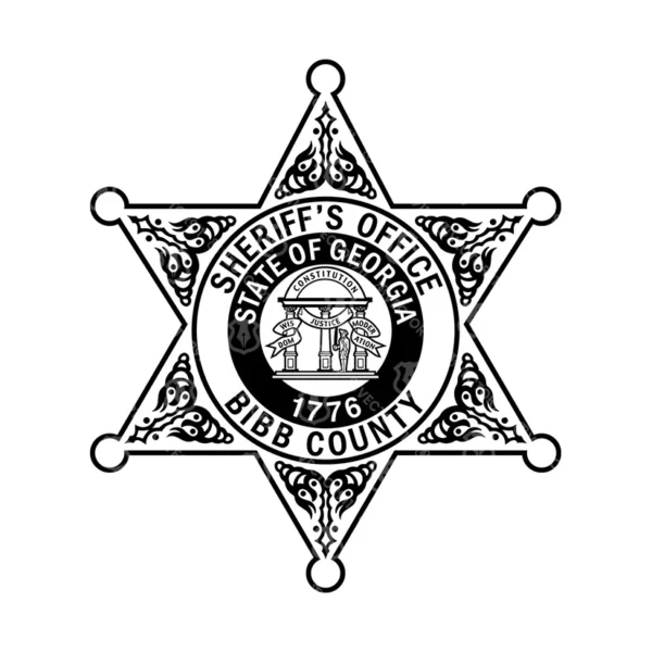 Bibb County Georgia Sheriffs Office Badge - Image 2