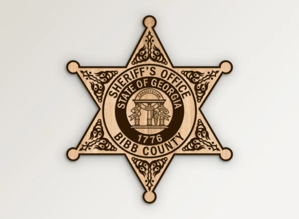 Bibb County Georgia Sheriffs Office Badge SVG Vector911