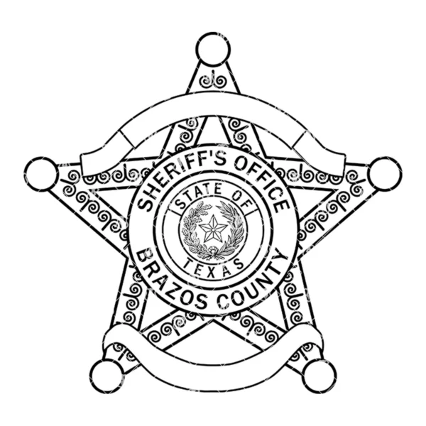 Brazos County Texas Sheriff's Office Badge - Image 2