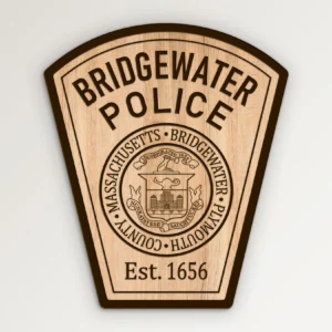 Bridgewater Massachusetts Police Patch SVG Vector911