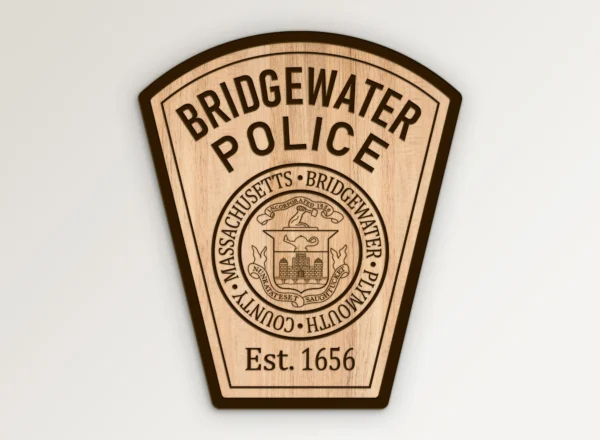 Bridgewater Massachusetts Police Patch SVG Vector911