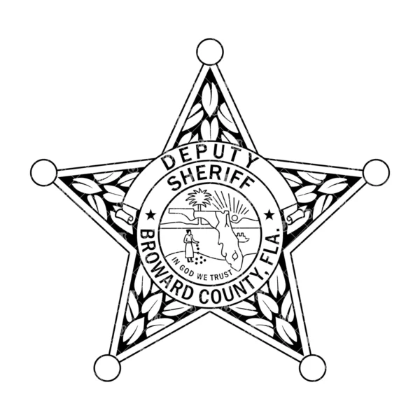 Broward Florida Sheriff Deputy Badge - Image 2