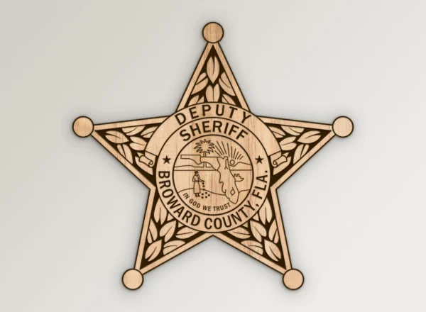 Broward FL Deputy Sheriff Badge SVG Vector911