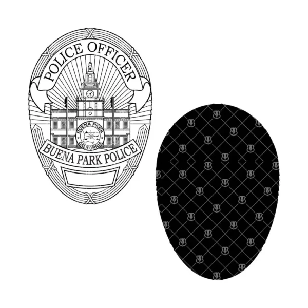 Buena Park California Police Officer Badge - Image 3