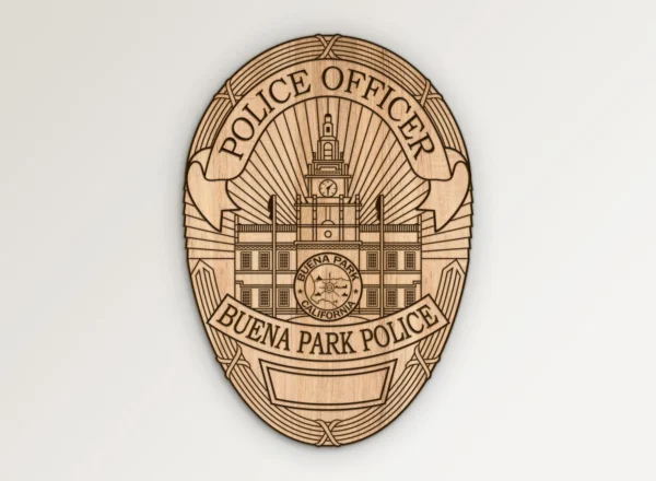 Buena Park California Police Officer Badge SVG Vector911