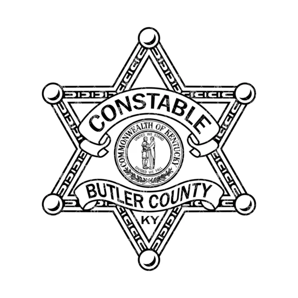 Butler County Kentucky Constable Badge - Image 2