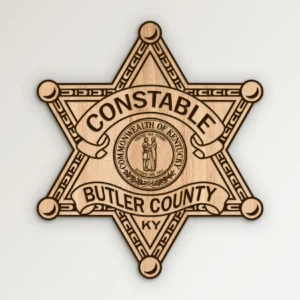 Butler County Kentucky Constable Badge SVG Vector911