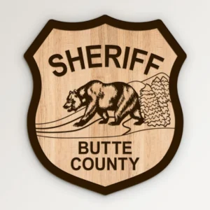 Butte County California Sheriff Patch SVG Vector911