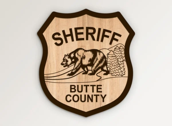 Butte County California Sheriff Patch SVG Vector911