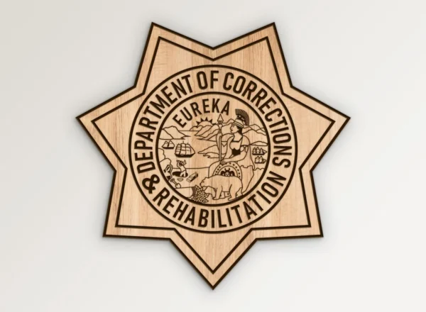 California Department of Corrections and Rehabilitation Badge SVG Vector911