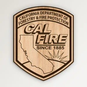 CAL FIRE Department of Forestry and Fire Protection Patch SVG Vector911