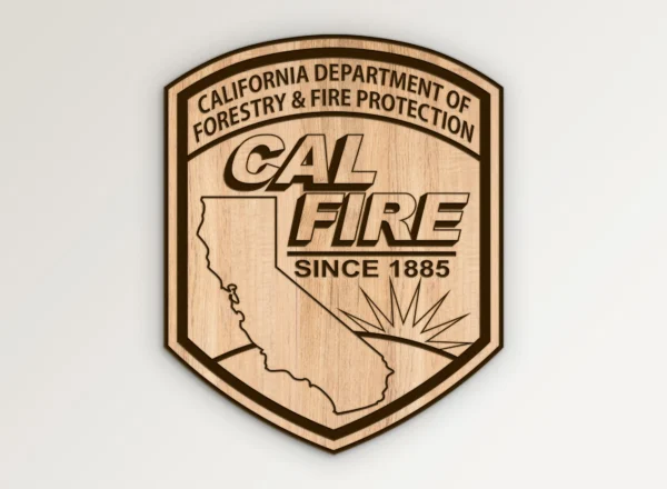 CAL FIRE Department of Forestry and Fire Protection Patch SVG Vector911