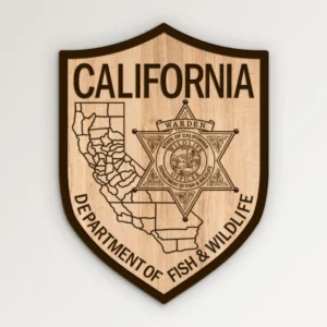 California Fish and Wildlife Game Warden Patch SVG Vector911