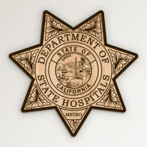 California State Hospitals Metro Badge SVG Vector911