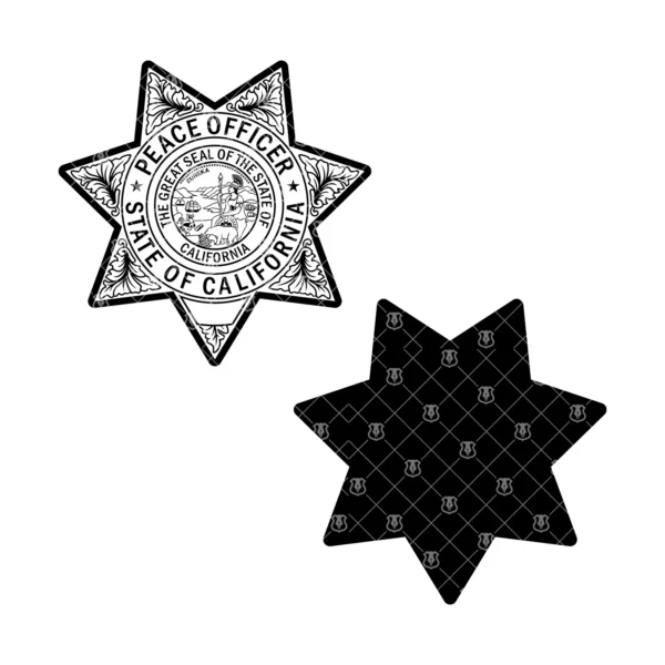 State of California Peace Officer Star Badge - Image 3