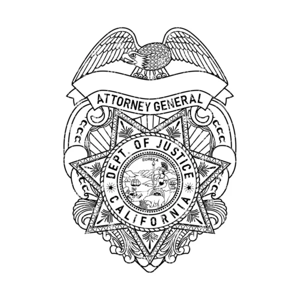 California Attorney General Badge - Image 2