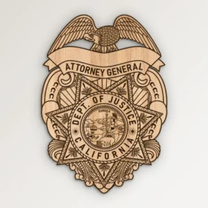 California DOJ Attorney General Badge SVG Vector911