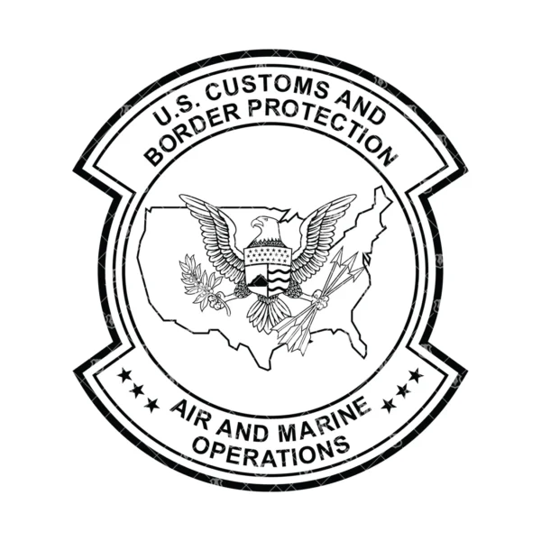 Customs CBP Air Marine Operations Badge - Image 2