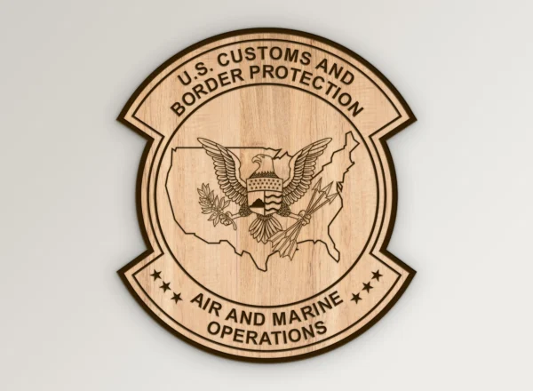 Customs CBP Air Marine Operations Badge SVG Vector911